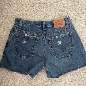 Vintage Levi 550 cutoffs